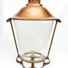 Pamono Antique Victorian Classic Copper Pillar Lamp Lantern on Base Outdoor Lamp> Garden Lighting