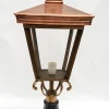 Online Pamono Antique Victorian Classic Copper Pillar Lamp Lantern on Base Outdoor Lamp