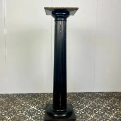 New Pamono Antique Victorian Ebony Column