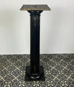 New Pamono Antique Victorian Ebony Column