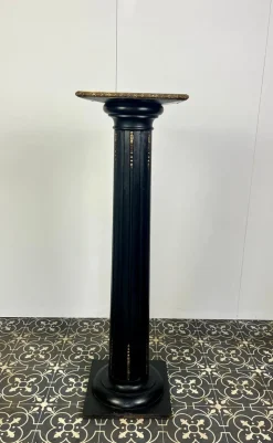 New Pamono Antique Victorian Ebony Column