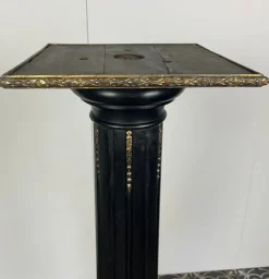 New Pamono Antique Victorian Ebony Column