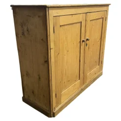 New Pamono Antique Victorian English Pine Cabinet