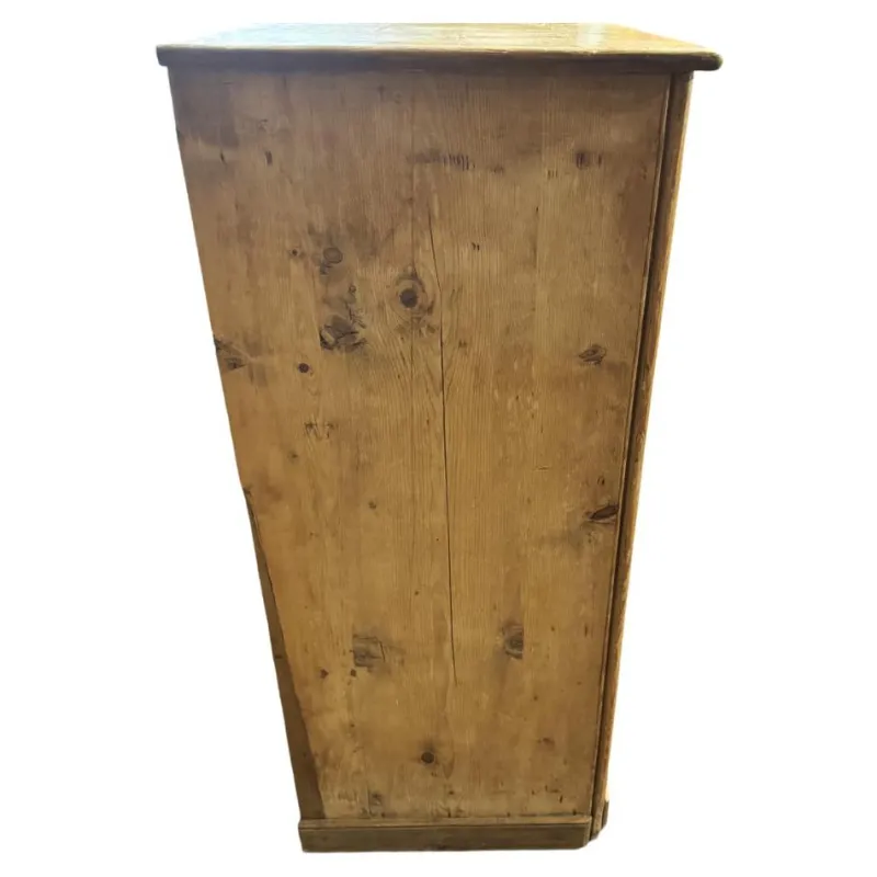 New Pamono Antique Victorian English Pine Cabinet