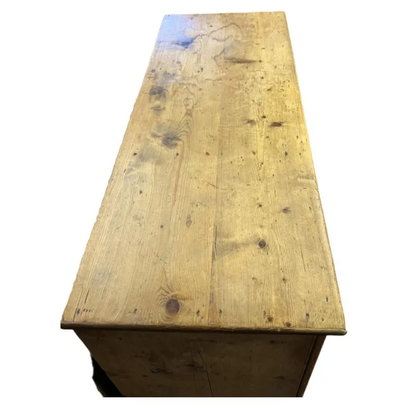 New Pamono Antique Victorian English Pine Cabinet