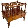 Online Pamono Antique Victorian Figured Walnut Magazine Stand