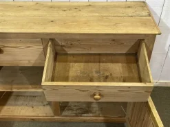 Pamono Antique Victorian Fir Buffet, 1800s