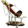 Pamono Antique Victorian French Pewter Mechanical Wine Pourer Add a Touch of Class!, 1880> Bottles, Carafes & Jugs