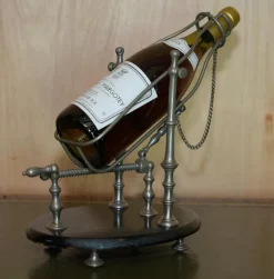 Pamono Antique Victorian French Pewter Mechanical Wine Pourer Add a Touch of Class!, 1880><noscript><img width=