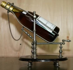 Pamono Antique Victorian French Pewter Mechanical Wine Pourer Add a Touch of Class!, 1880><noscript><img width=