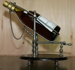 Pamono Antique Victorian French Pewter Mechanical Wine Pourer Add a Touch of Class!, 1880><noscript><img width=