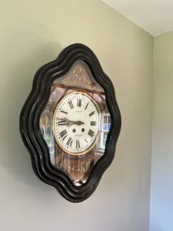 Pamono Antique Victorian French Wall Clock, 1860s><noscript><img width=