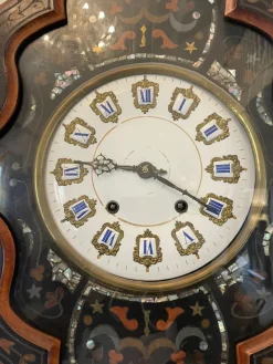 Hot Pamono Antique Victorian French Wall Clock, 1860