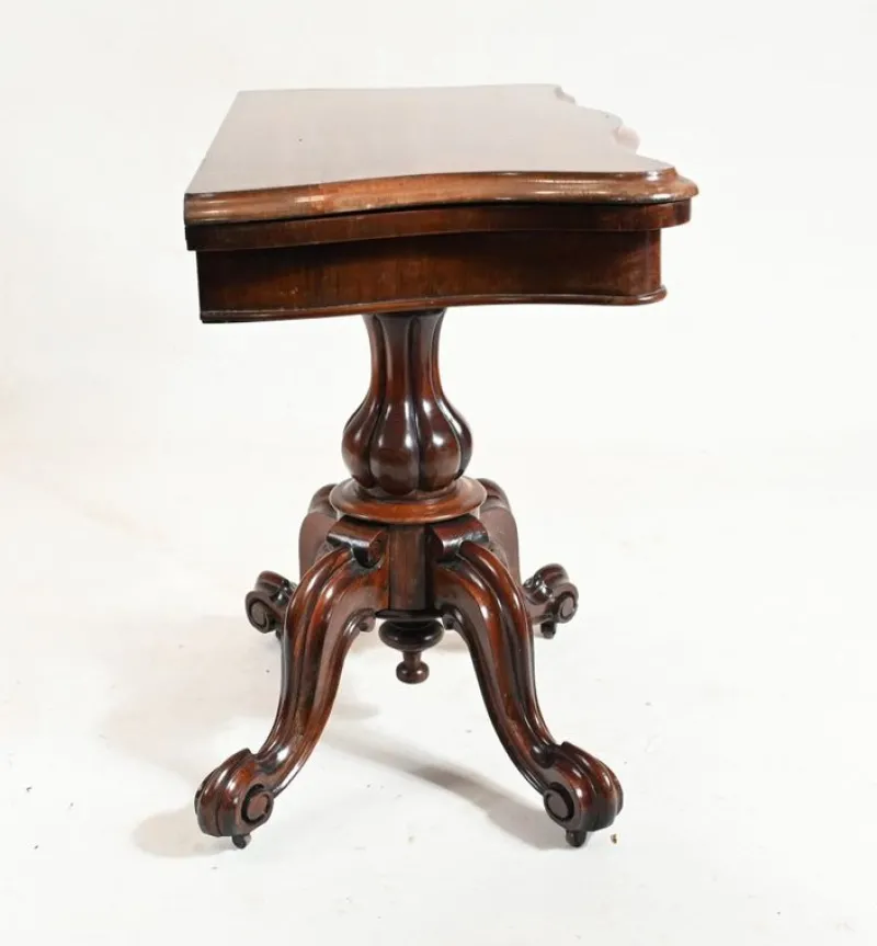 Pamono Antique Victorian Games Table, 1860> Game Tables