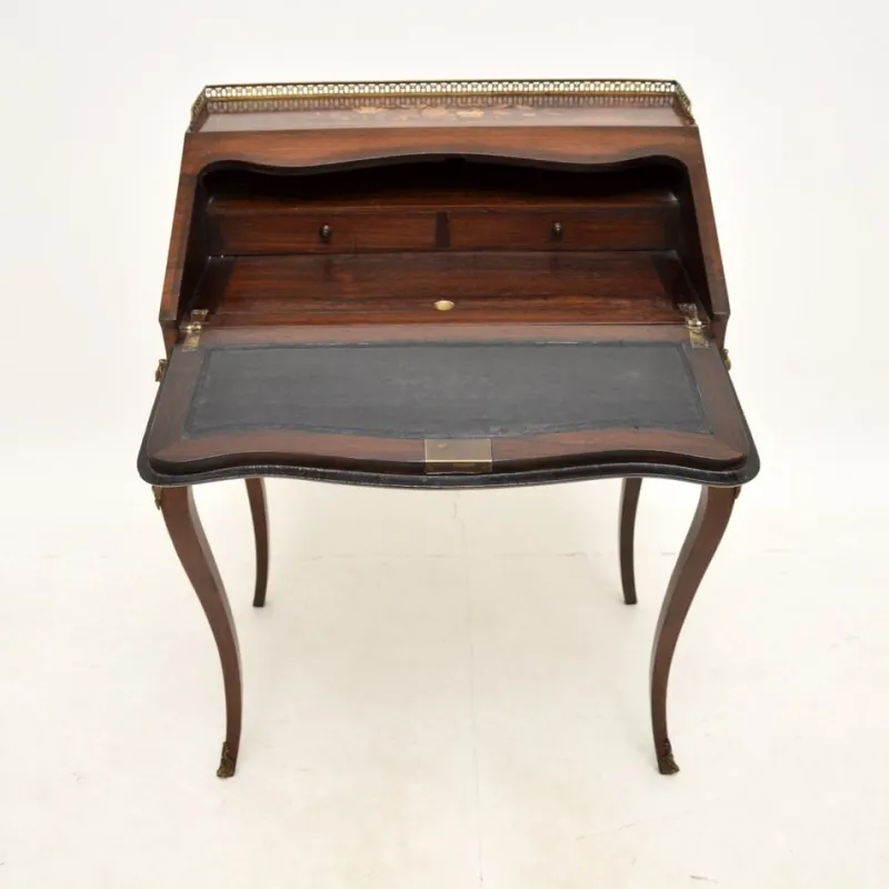 Discount Pamono Antique Victorian Inlaid Bureau, 1880s