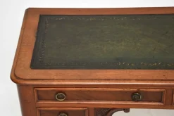 Clearance Pamono Antique Victorian Leather Top Desk, 1860