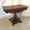 Outlet Pamono Antique Victorian Mahogany Card Table, 1850s