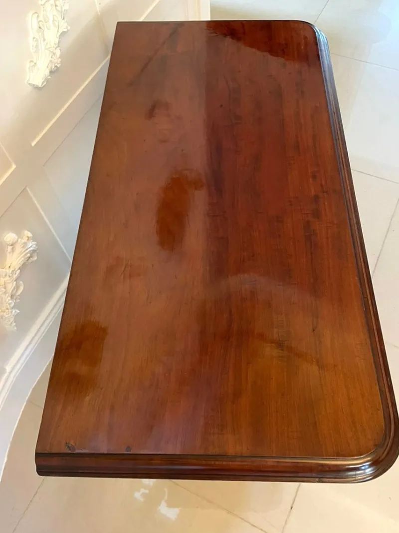 Outlet Pamono Antique Victorian Mahogany Card Table, 1850s