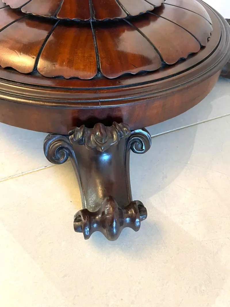 Outlet Pamono Antique Victorian Mahogany Card Table, 1850s