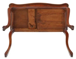 Pamono Antique Victorian Mahogany Folding Card or Tea Table, 1880s