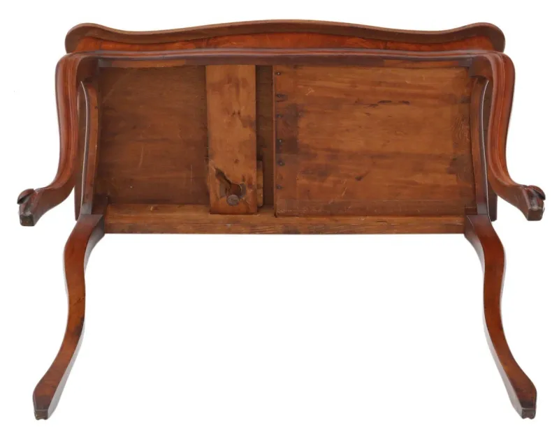 Pamono Antique Victorian Mahogany Folding Card or Tea Table, 1880s
