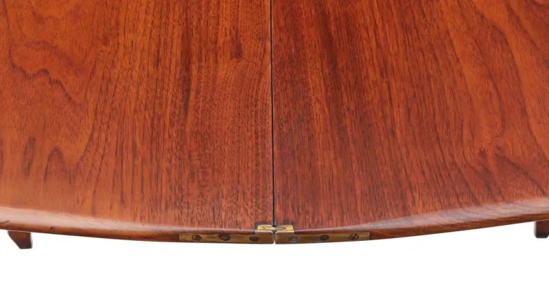 Pamono Antique Victorian Mahogany Folding Card or Tea Table, 1880s