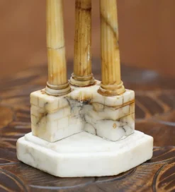Pamono Antique Victorian Marble Roman Ruins Grand Tour Statue Sculpture Columns Pillars