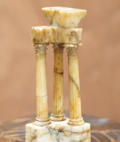 Pamono Antique Victorian Marble Roman Ruins Grand Tour Statue Sculpture Columns Pillars
