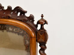 Pamono Antique Victorian Needlepoint Fire Screen><noscript><img width=
