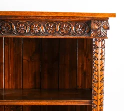 Pamono Antique Victorian Open Breakfront Bookcase, 1800s><noscript><img width=