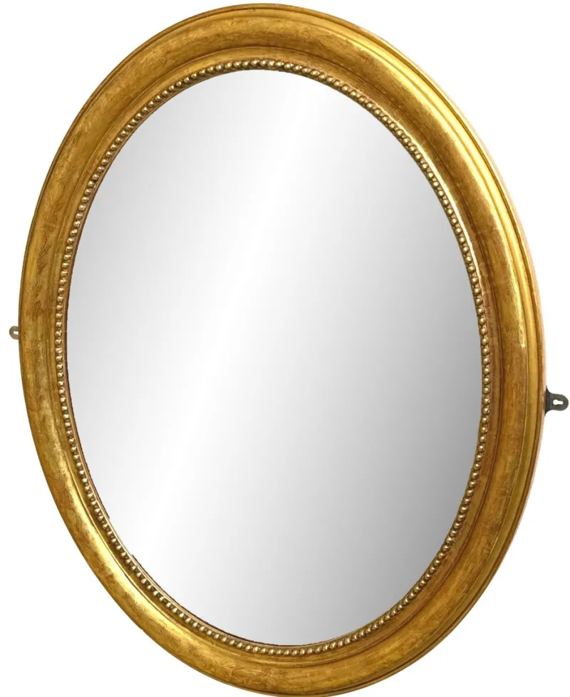 Pamono Antique Victorian Oval Gilt Mirror, 1870> Mirrors