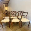 Online Pamono Antique Victorian Rosewood Dining Chairs, 1860, Set of 6