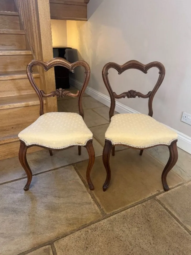 Online Pamono Antique Victorian Rosewood Dining Chairs, 1860, Set of 6