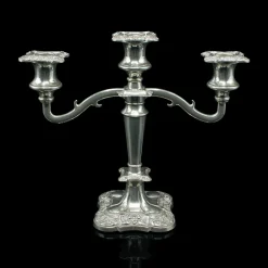 Discount Pamono Antique Victorian Silver Plated Candelabra, 1890s