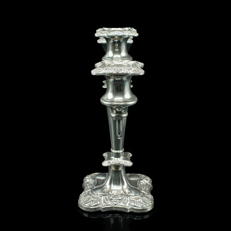Discount Pamono Antique Victorian Silver Plated Candelabra, 1890s