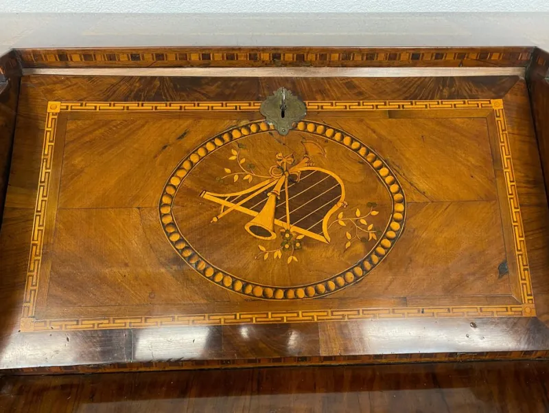 Pamono Antique Vienna Secretaire in Wood, 1790> Secretaires