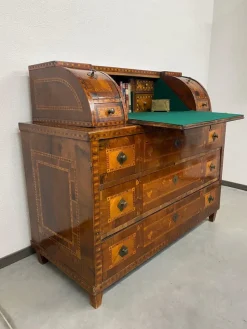 Pamono Antique Vienna Secretaire in Wood, 1790><noscript><img width=