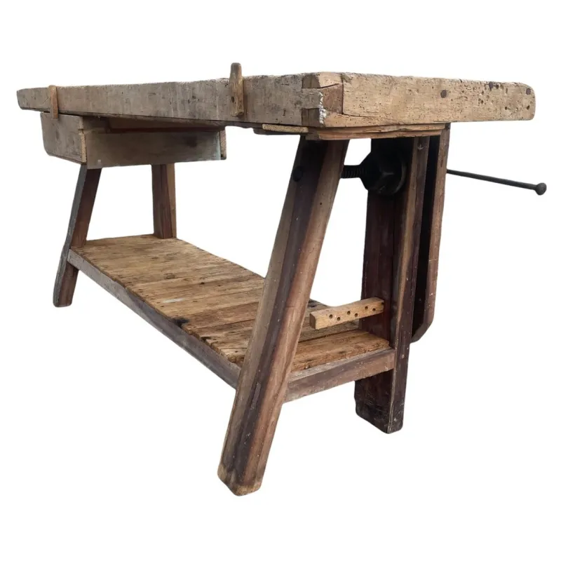 Pamono Antique Violin Maker's Workbench> Worktables & Workbenches