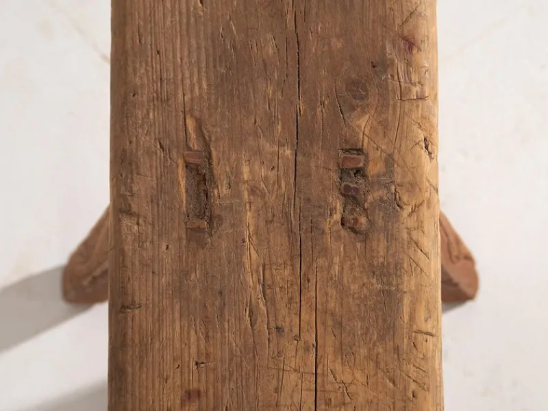 Pamono Antique Wabi Sabi Style Bench, 1870s> Benches
