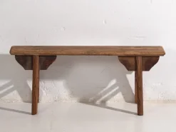 Pamono Antique Wabi Sabi Style Bench, 1870s><noscript><img width=