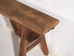 Pamono Antique Wabi Sabi Style Bench, 1870s><noscript><img width=