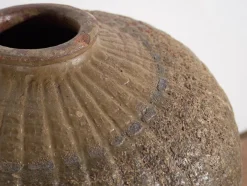Pamono Antique Wabi-Sabi Style Ceramic Vase, 1900s><noscript><img width=