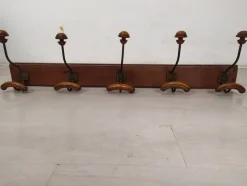 Pamono Antique Wall-Mounted Coat Rack><noscript><img width=
