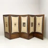 Sale Pamono Antique Walnut and Canvas Room Divider