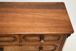 Best Pamono Antique Walnut Chest of Drawers, 1830s