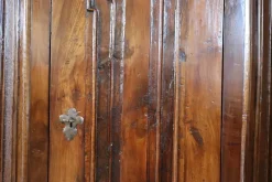 Outlet Pamono Antique Walnut Corner Cabinets, 1600s, Set of 2