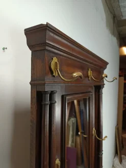 Pamono Antique Walnut Wall Coat Rack><noscript><img width=