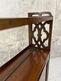 Online Pamono Antique Walnut Wall Mounted Cabinet, 1890s