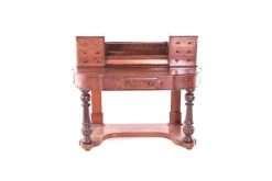 Pamono Antique Walnut Writing Desk, England><noscript><img width=