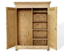 Pamono Antique Wardrobe in Fir Wood><noscript><img width=